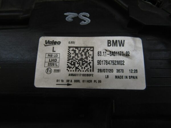 Koplamp BMW X1 F48 FACELIFT LCI FULL LED 19-22  6311 5A01171 LINKS Q1040/C200