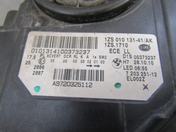 KOPLAMP BMW 5 SERIE F10 F11 XENON 10-13 LH 7203251 Q1113/E71
