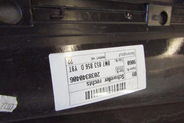 Zijskirt Dorpellijst Rechts Audi A5 8W6 8W7 S-Line SLine 19 Facelift 8W68538560 Dorpel P10200