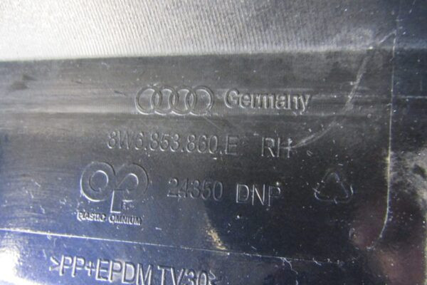 Zijskirt Dorpellijst Rechts Audi A5 8W6 8W7 S-Line SLine 19 Facelift 8w6853860 8w7853860 Dorpel P12402