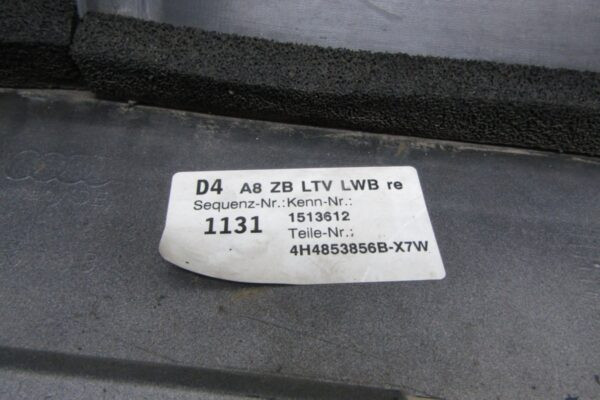 Zijskirt Dorpellijst rechts Audi A8 lang LWB 10-17 D4 4n4853856-b-x7w 4h4853860b Dorpel P15782