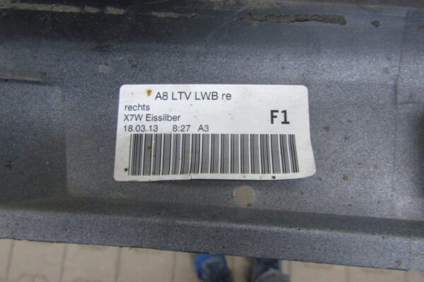 Zijskirt Dorpellijst rechts Audi A8 lang LWB 10-17 D4 4n4853856-b-x7w 4h4853860b Dorpel P15782