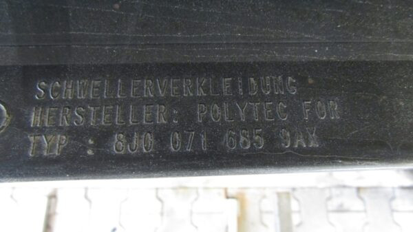 Zijskirt Dorpellijst Links Audi TT 8J0 Aero Dynamic 06-14 8J0071685 9ax Dorpel P11983