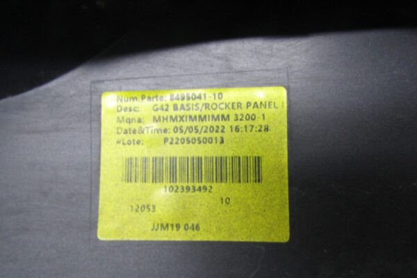 Zijskirt Rechts Dorpellijst BMW M4 F82 F83 M Elektrisch 51778054292 Dorpel P14350