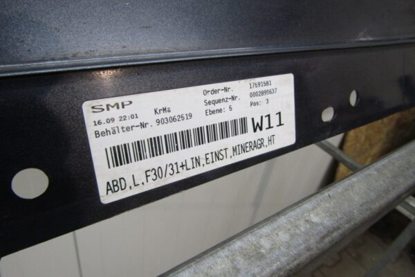 Zijskirt Links Dorpellijst BMW 3 F30 F31 11-18 Sedan Stationwagen 51777256911 Dorpel P15586