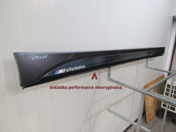 Zijskirt Dorpellijst Rechts BMW 3 F30 F31 M Prestaties 51778054242 Dorpel P14665