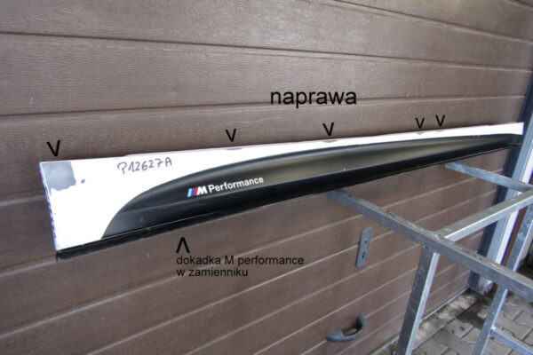 Zijskirt Rechts Dorpellijst BMW 4 F36 M Gran Coupé Pakket MPakket 51778060374 Dorpel P12627A