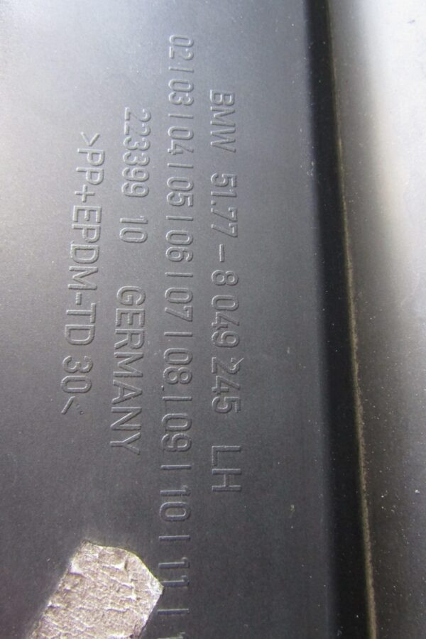Zijskirt Links Dorpellijst BMW 5 GT F07 M Turismo Pakket Mpakket 51778049245 Dorpel P12514