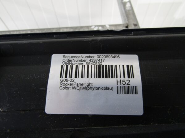Zijskirt Links Dorpellijst BMW IX3 en X3 G08 Led M-pakket Mpakket 51779850869 Dorpel P13024