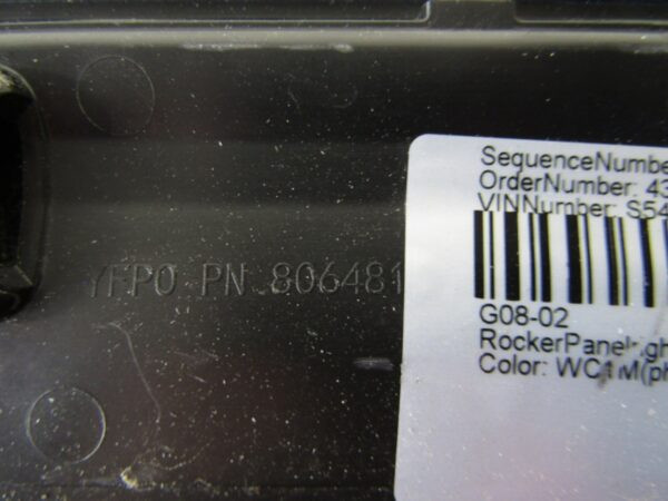 Zijskirt Links Dorpellijst BMW IX3 en X3 G08 Led M-pakket Mpakket 51779850869 Dorpel P13024