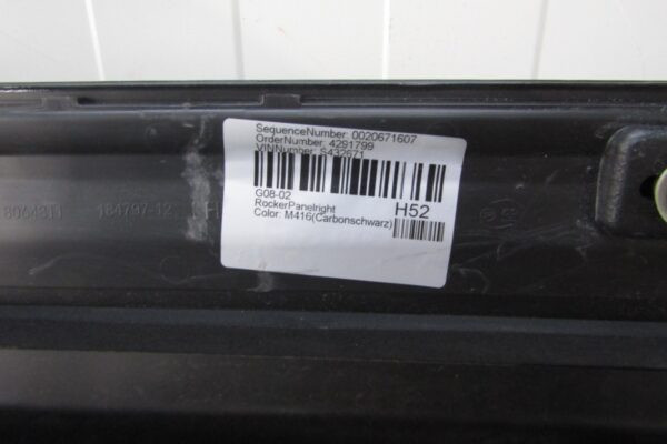 Zijskirt Links Dorpellijst BMW IX3 en X3 G08 Led M-pakket Mpakket 517718479712 Dorpel P14349