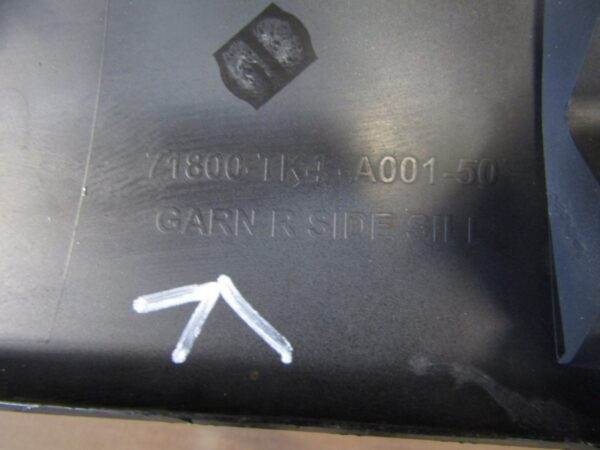 Zijskirt Dorpellijst rechts Acura TL IV 4 09-11 afdekking 8479349953 Dorpel P3547