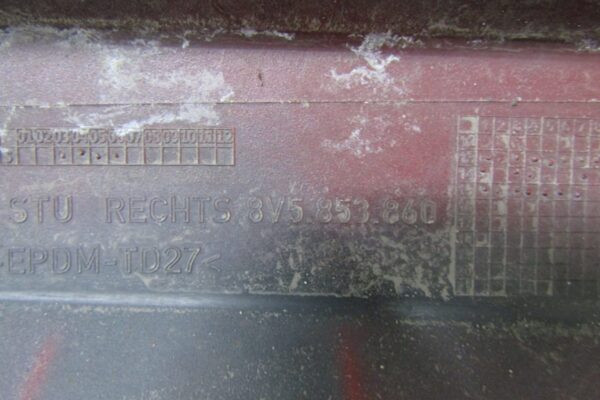 Zijskirt Dorpellijst rechts Audi A3 8V5 Sedan S Line Sline13- 8V5853860 Dorpel P16030