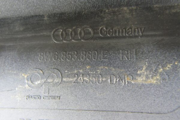 Zijskirt Dorpellijst Rechts Audi A5 8W6 8W7 S-Line SLine 19 Facelift 8w6853860 8w7853860 Dorpel P13990