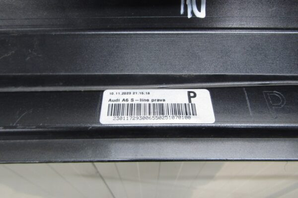 Zijskirt Dorpellijst Rechts Audi A6 C8 4K0 S-Line SLine 18- 4k0853856 Dorpel P15293