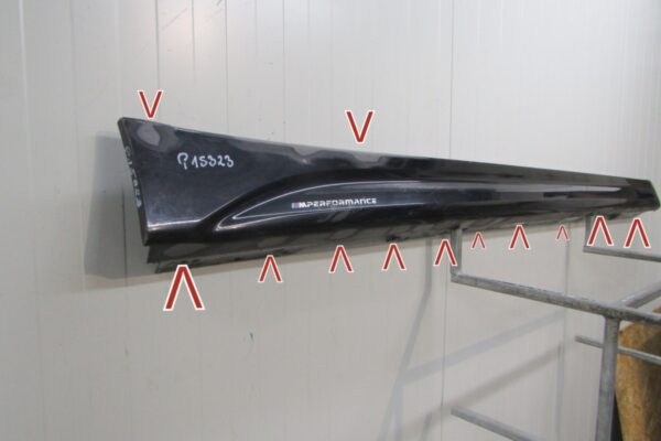 Zijskirt Dorpellijst Rechts BMW 3 F30 F31 M Pakket MPakket 11-18 51778054242 Dorpel P15323