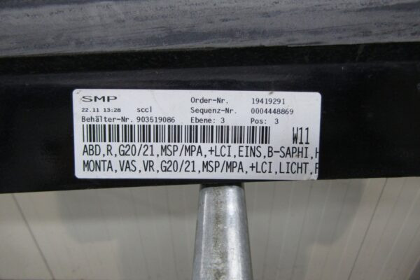 Zijskirt Dorpellijst Rechts BMW 3 G20 G21 M Pakket MPakket 18- Sedan Stationwagen 51778069382 Dorpel P16007 