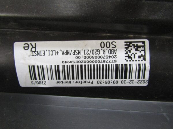 Zijskirt Dorpellijst Rechts BMW 3 G20 G21 M Pakket MPakket 18- 51778069382 Dorpel P13963