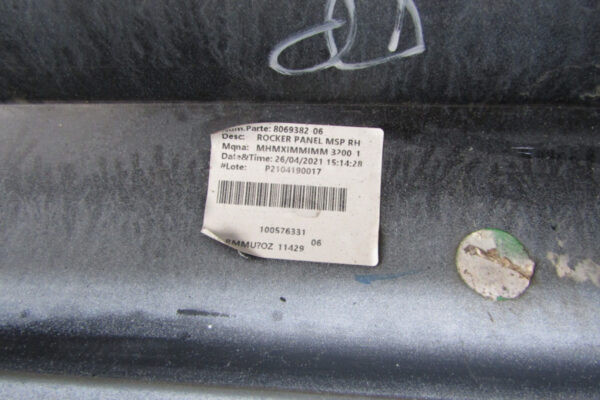 Zijskirt Dorpellijst Rechts BMW 3 G20 G21 M Pakket MPakket 18- 51778069382 Dorpel P14423