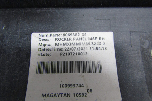Zijskirt Dorpellijst Rechts BMW 3 G20 G21 M Pakket MPakket 18- 51778069382 Dorpel P15164
