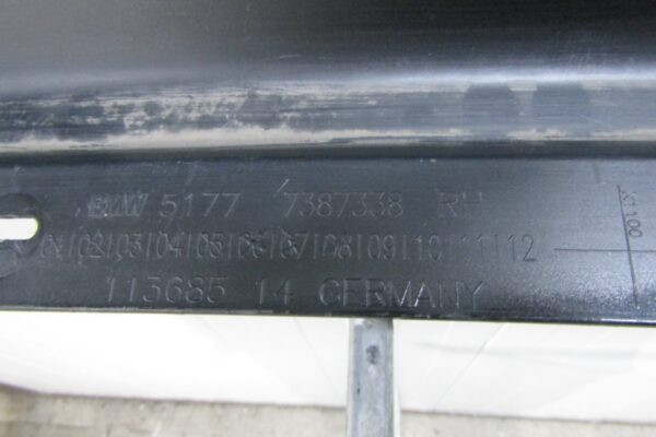Zijskirt Dorpellijst Rechts BMW 5 G30 G31 Stationwagen Sedan 17- 51777387338 Dorpel P15846