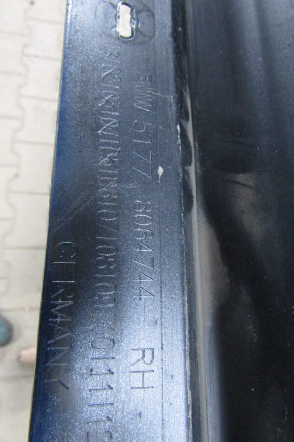 Zijskirt Dorpellijst Rechts BMW 5 G30 G31 Sedan Stationwagen 17- M Pakket MPakket 51778064744 Dorpel P14750