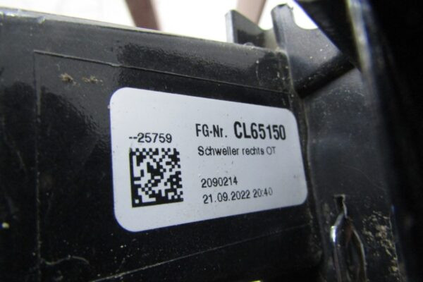 Zijskirt Dorpellijst Rechts BMW 7 G70 i7 Electrisch X Drive 22- 51779464152 Dorpel P14376