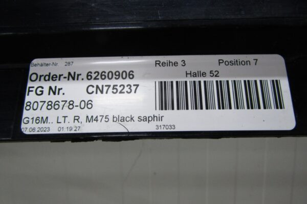 Zijskirt Dorpellijst Rechts BMW 8 G16 Gran Coupé M-Pakket MPakket 51778090418 Dorpel P15829