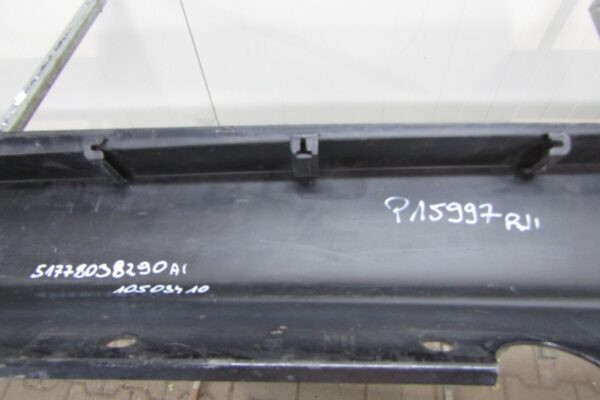 Zijskirt Rechts Dorpellijst BMW E70 X5 M-pakket MPakket hoes 51778038290 Dorpel P15997