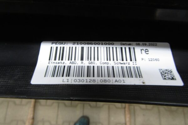 Zijskirt Dorpellijst Rechts BMW G80 M3 20 M-3 51778084408 Dorpel P15610