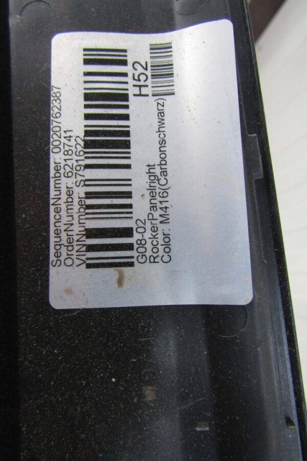 Zijskirt Dorpellijst Rechts BMW IX3 en X3 G08 M LED-pakket Mpakket 51779850870 Dorpel P14467