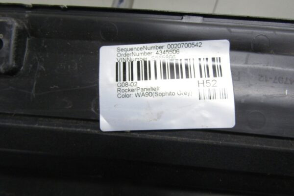 Zijskirt Dorpellijst Rechts BMW IX3 en X3 G08 M Pakket MPakket + Led 51779850870 Dorpel P15872