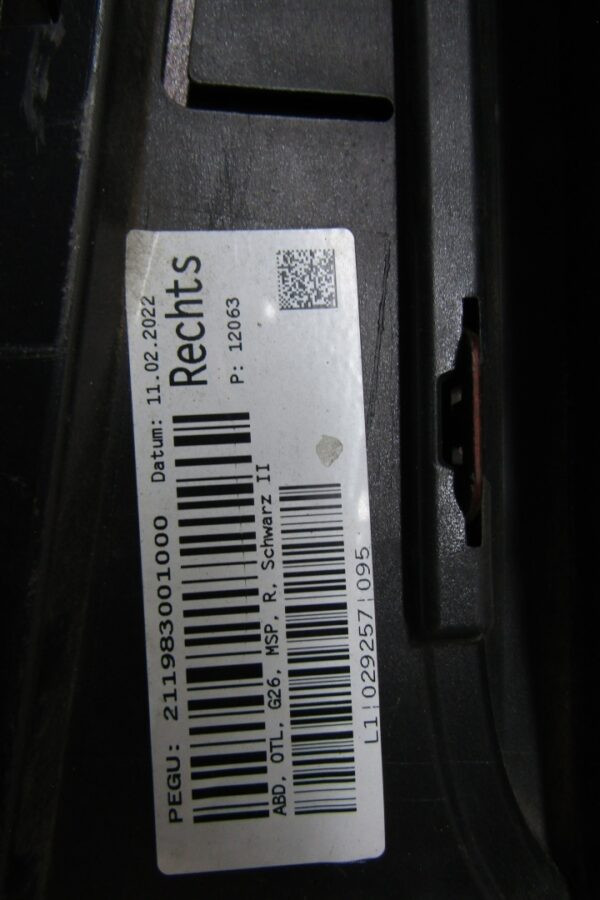 Zijskirt Dorpellijst Rechts BMW i4 G26 M Pakket MPakket 20- i-4 + montage 51778078580 51778737086 Dorpel P16045