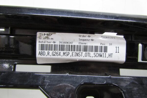 Zijskirt Dorpellijst Rechts, Montageslider Rechts BMW i4 G26 M Pakket MPakket 20- 51778078580 Dorpel P16048