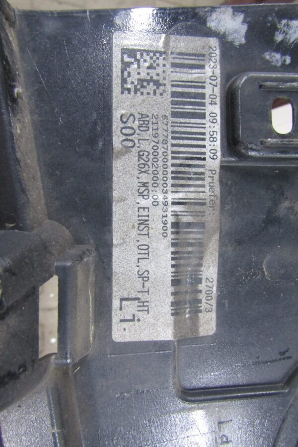 Zijskirt Montage Links Dorpellijst BMW i4 G26 M Pakket MPakket 20- 51778078579 Dorpel P16035A