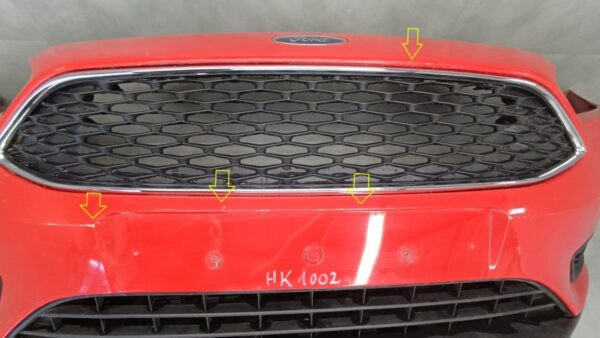 Bumper Ford Focus Mk3 III FACELIFT 14-F1EB-17757-A Voorbumper HK1002