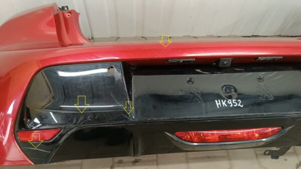 Bumper Peugeot e 208 e208 2 II GT-Line GTLine Elektryk 19- / 6 PDC 9823195380 Achterbumper HK852