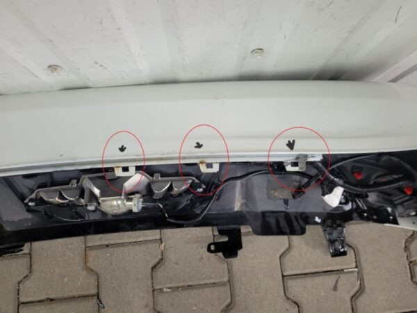 Bumper Peugeot e 208 E208 2 II GT Line GTLine Elektryk 19- 6 PDC 9823195380 Achterbumper PJ1365