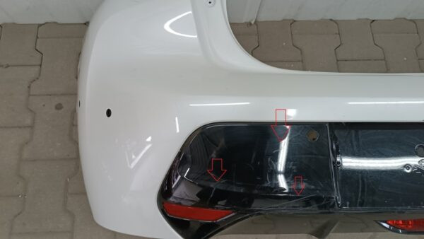 Bumper  Peugeot e 208 e208 2 II GT-Line GTLine Elektryk 19- / 4 PDC 9823195380 Achterbumper HK953