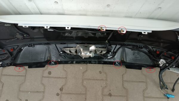 Bumper  Peugeot e 208 e208 2 II GT-Line GTLine Elektryk 19- / 4 PDC 9823195380 Achterbumper HK953