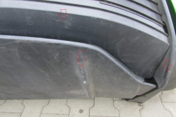 Bumper Porsche Taycan 9J0 19-24 9J0807421 Achterbumper HK686