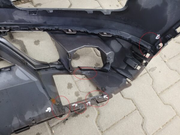 Bumper VOLKSWAGEN VW Touareg 2 II 7P 7P6 10-14 7P6807221B Voorbumper PJ1304