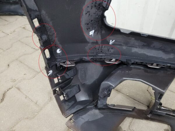 Bumper VOLKSWAGEN VW Touareg 2 II 7P 7P6 10-14 7P6807221B Voorbumper PJ1304