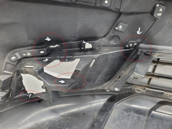 Bumper Mitsubishi ASX FACELIFT 16-19 6400H242ZZ Voorbumper PJ1414
