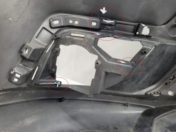Bumper Mitsubishi ASX FACELIFT 16-19 6400H242ZZ Voorbumper PJ1414