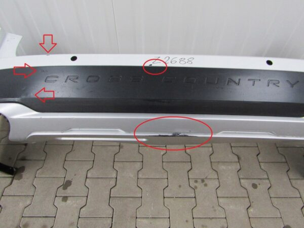 Bumper Volvo V90 Cross Country 16-8537183674 Achterbumper Z2688