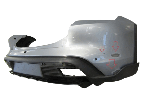 Bumper PORSCHE TAYCAN 9J0 CROSS TURISMO 21- 9j0807983F Achterbumper MK906