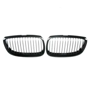 Grill Hoogglans Zwart Niergrill enkele spijl BMW 3 Serie Coupé/Cabrio E92 E93 Facelift (2010-2013) Grill