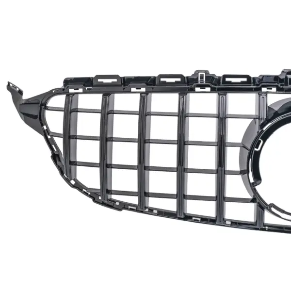 Grill Hoogglans Zwart Radiatorgrille GT Panamericana zonder camera Mercedes C-Klasse W205 S205 C205 A205 Facelift (2018-2021) Grille