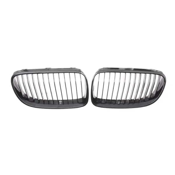 Grill Hoogglans Zwart Niergrill Enkele Bar BMW 3 Serie Coupé/Cabrio E92/E93 Pre-Facelift (2006-2009) Grille